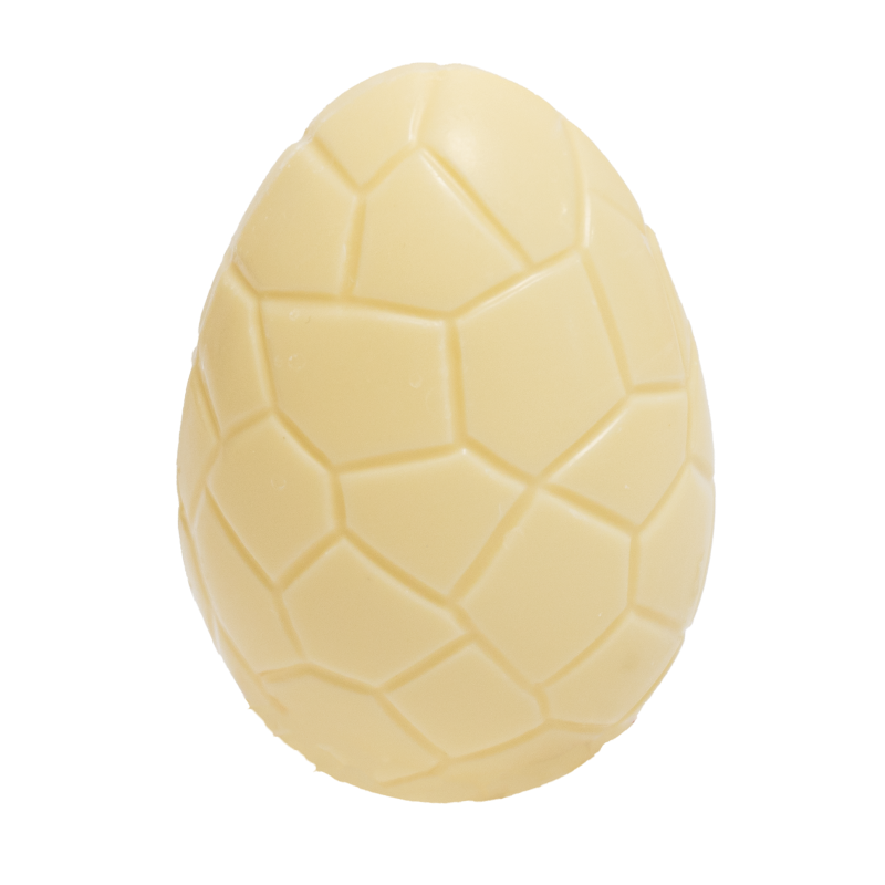 OEUF 40G A CACHER CHOC BLANC  FLOWP