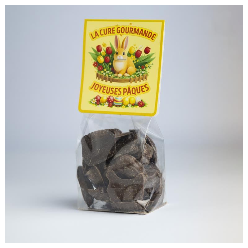 SACHET 150G FRITURE PAQUES CHOCO LAIT ET NOIR