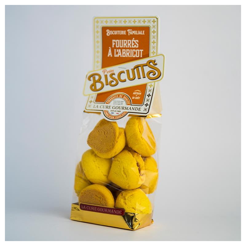 SACHET 180G BISCUITS FOURRES ABRICOT