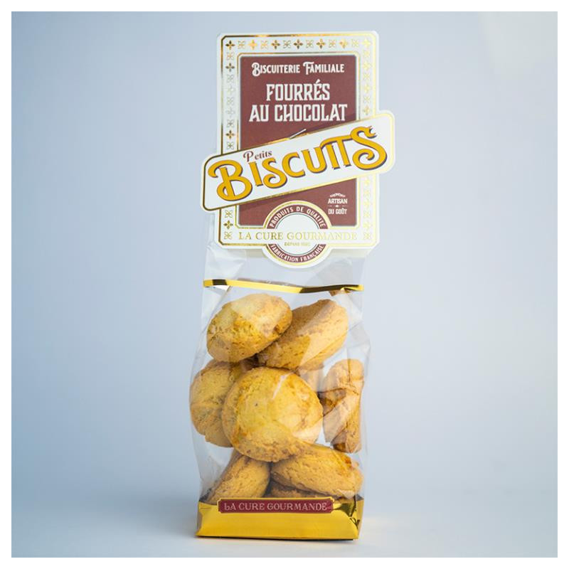 SACHET 180G BISCUITS FOURRES CHOCO