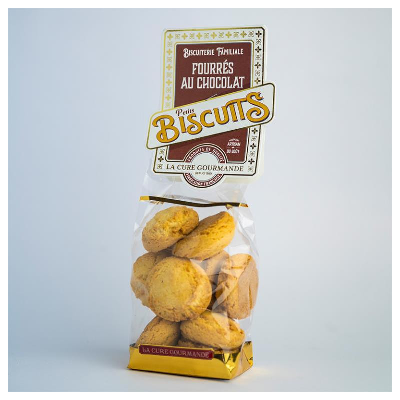 SACHET 180G BISCUITS FOURRES CHOCO