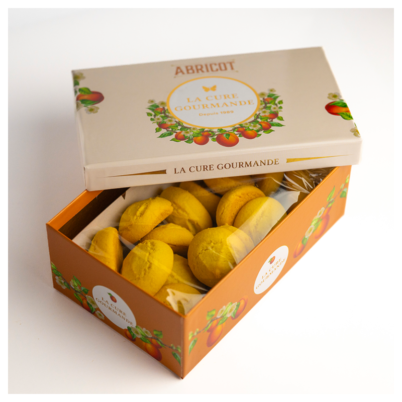 BOITE BISCUITS FOURRES ABRICOT 300G