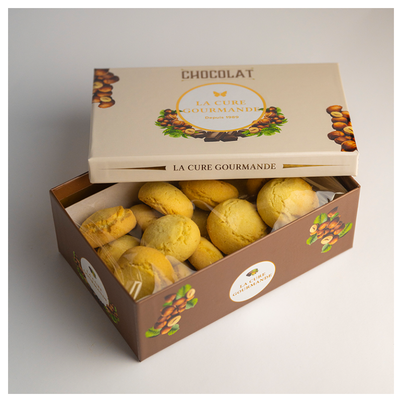 BOITE BISCUITS FOURRES CHOCOLAT 300G