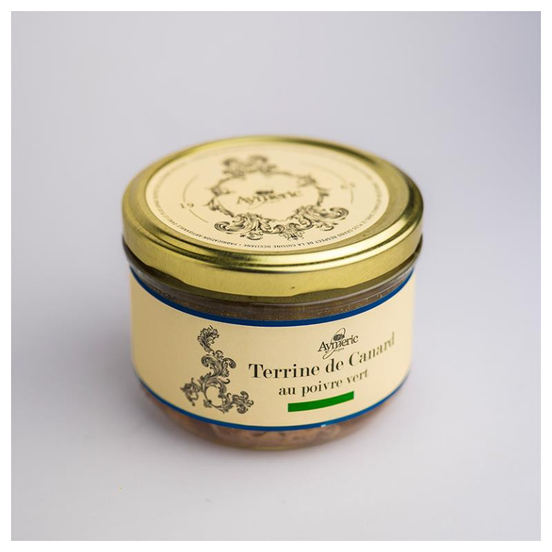 TERRINE DE CANARD AU POIVRE VERT