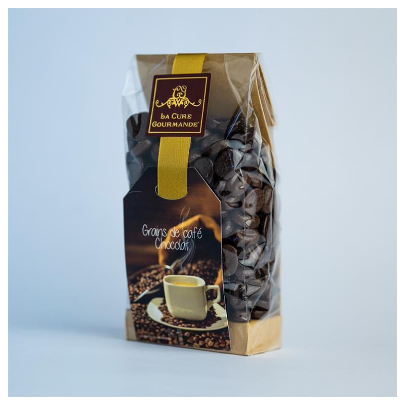 SACHET 200G GRAINS DE CAFE 2 CHOCOLATS