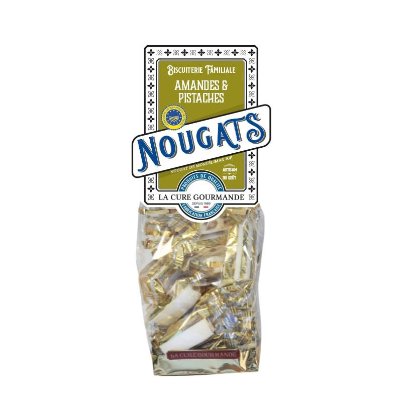 SACHET 160G  NOUGAT PISTACHE