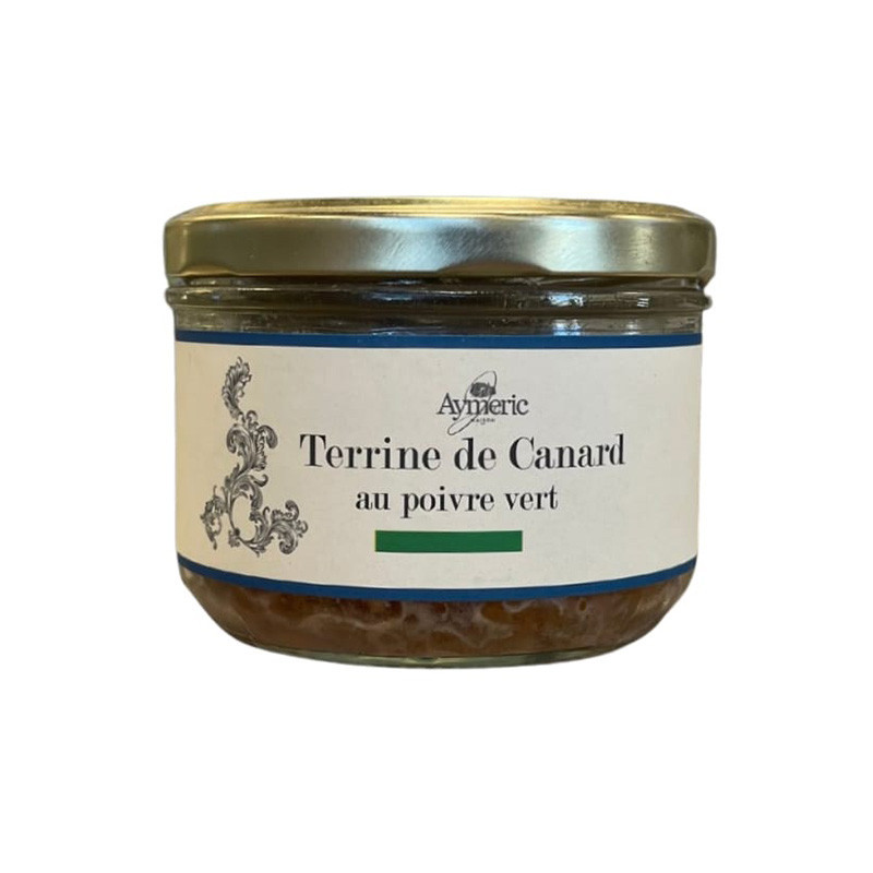TERRINE DE CANARD AU POIVRE VERT