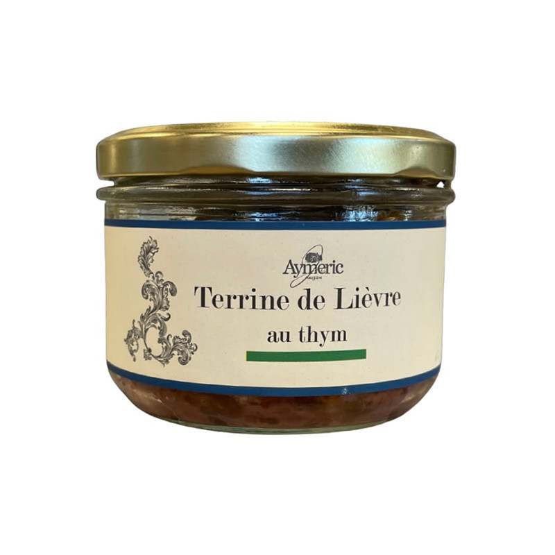 TERRINE DE LIEVRE AU THYM 180G