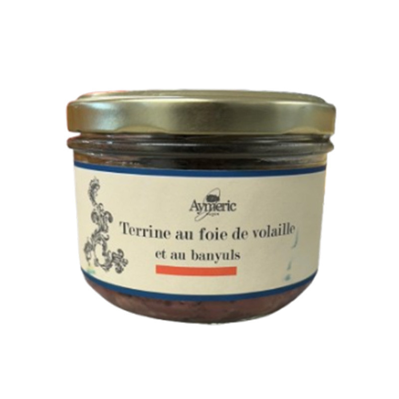 TERRINE FOIE VOLAILLE AU BANYULS 180G