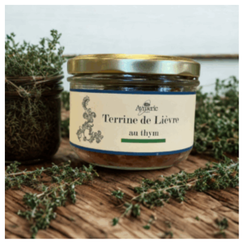 TERRINE DE LIEVRE AU THYM 180G