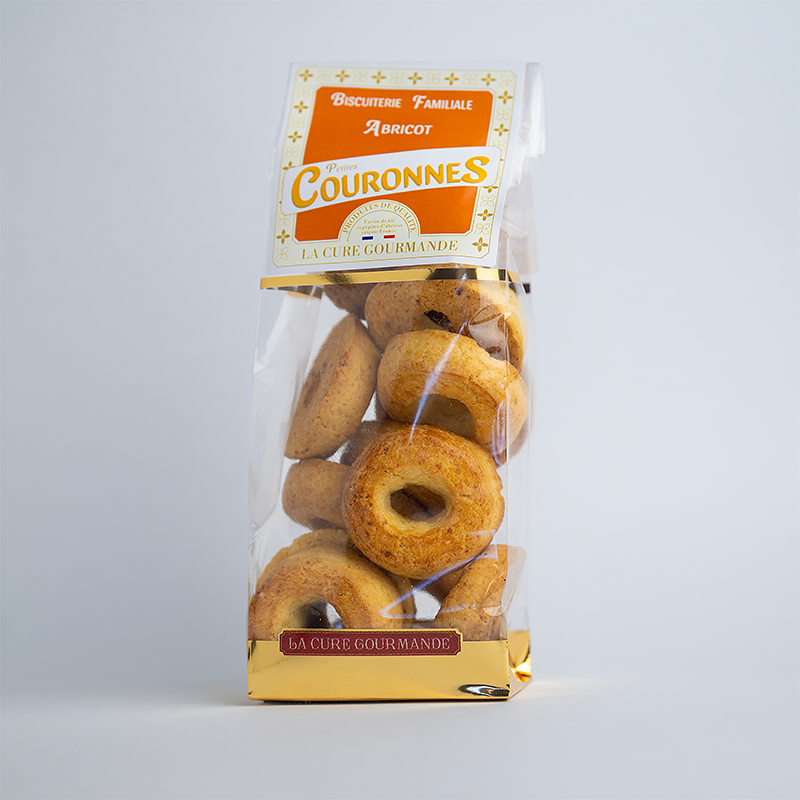 DESTOCKAGE - SACHET 125G PETITES COURONNES ABRICOT