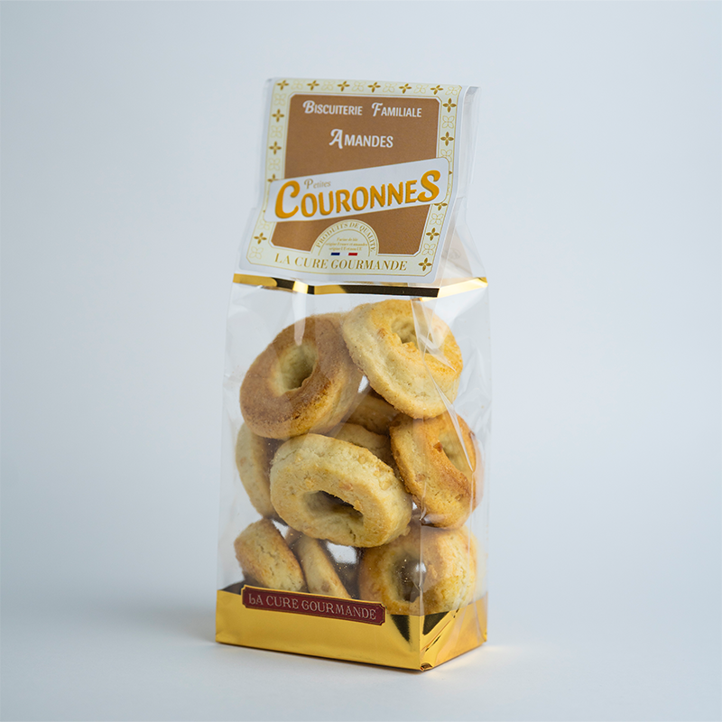 DESTOCKAGE - SACHET 125G PETITES COURONNES AMANDE