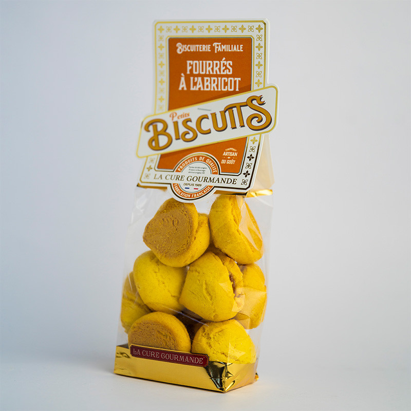 SACHET 180G BISCUITS FOURRES ABRICOT