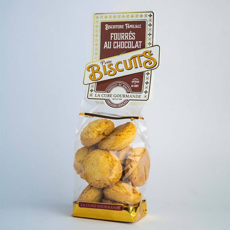 SACHET 180G BISCUITS FOURRES CHOCO
