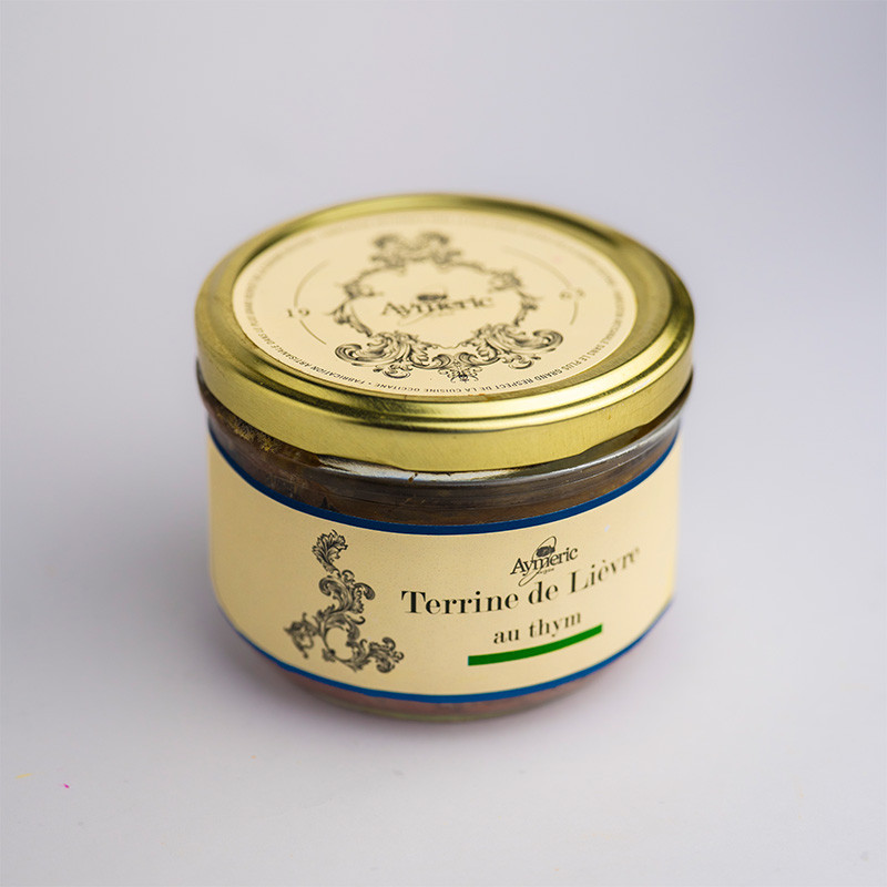 TERRINE DE LIEVRE AU THYM 180G