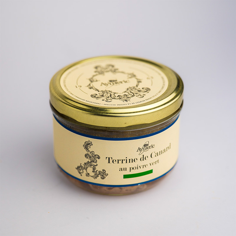 TERRINE DE CANARD AU POIVRE VERT