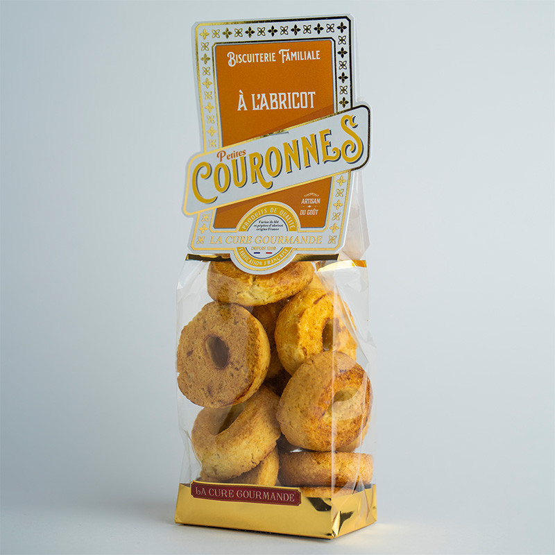 SACHET 125G PETITES COURONNES ABRICOT