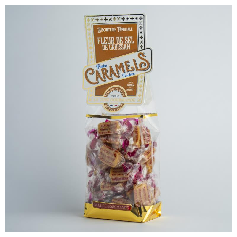 SACHET 230G PETITS CARAMELS TENDRES A LA FLEUR DE SEL DE GRUISSAN