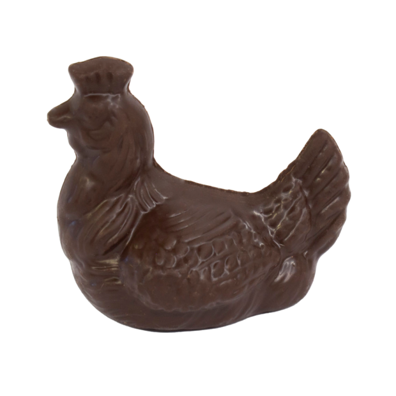 POULE 40G A CACHER CHOC NOIR FLOWP