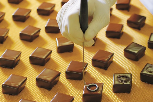 Décor des bonbons de chocolat
