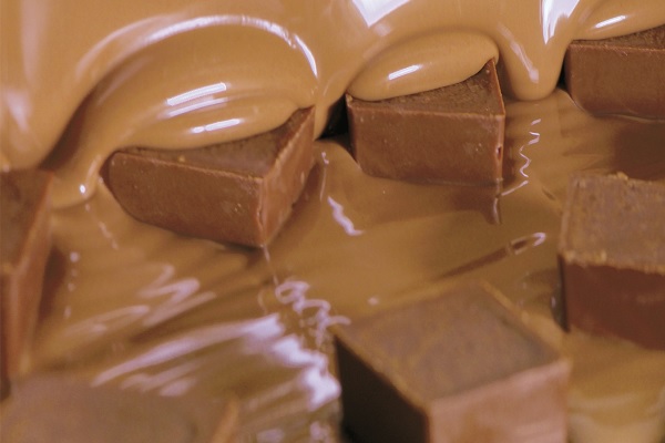 Enrobage des pralinés