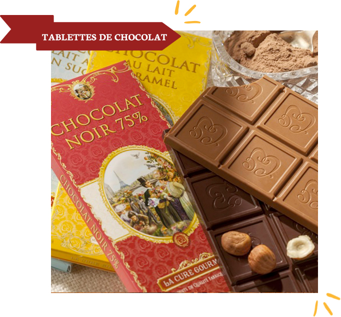 Tablettes de chocolat